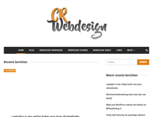 Tablet Screenshot of crwebdesign.nl